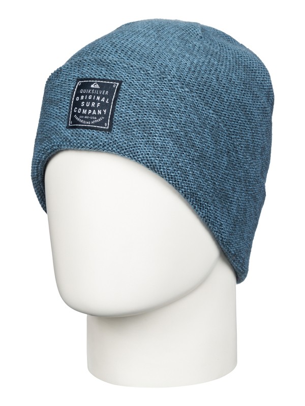 quiksilver, Toaster Beanie Cuff Beanie, DARK DENIM (brq0) 0 Toaster Beanie Cuff Beanie AQYHA03250 Quiksilver