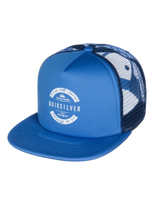 quiksilver, Everyday Eclipse Trucker Hat, VICTORIA BLUE (bqn0) 0 Everyday Eclipse Trucker Hat AQYHA03270 Quiksilver