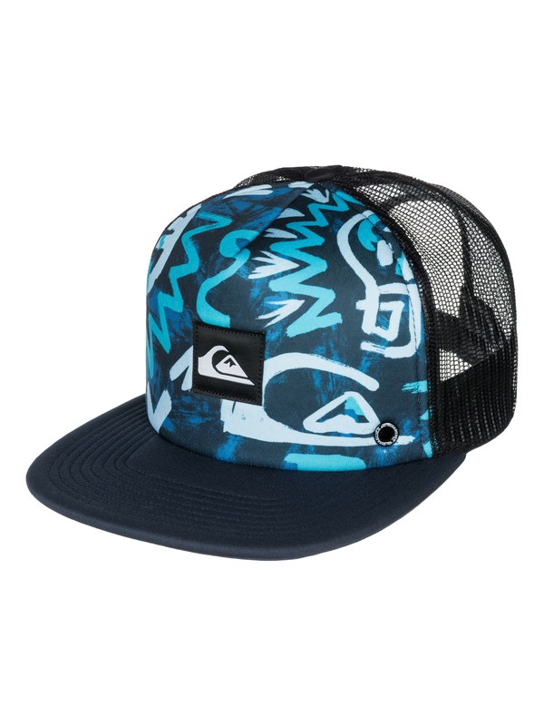 quiksilver, Boardies Trucker Hat, NEON BLUE (bnm0) 0 Boardies Trucker Hat AQYHA03271 Quiksilver