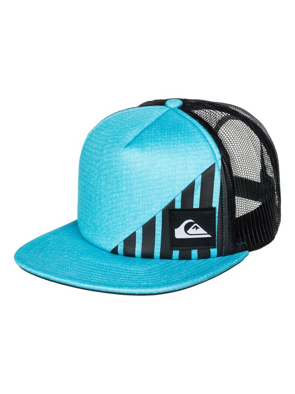 quiksilver, New Wave Comp Trucker Hat, HAWAIIAN OCEAN (bmj0) 0 New Wave Comp Trucker Hat AQYHA03287 Quiksilver