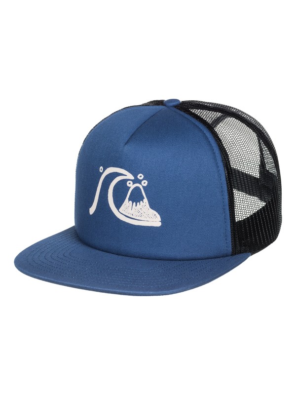 quiksilver, The Trucker Trucker Hat, NORSE BLUE (bjf0) 0 The Trucker Trucker Hat AQYHA03292 Quiksilver