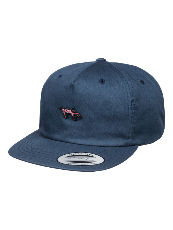 quiksilver, The Dog Snapback Hat, DARK DENIM (brq0) 0 The Dog Snapback Hat AQYHA03298 Quiksilver