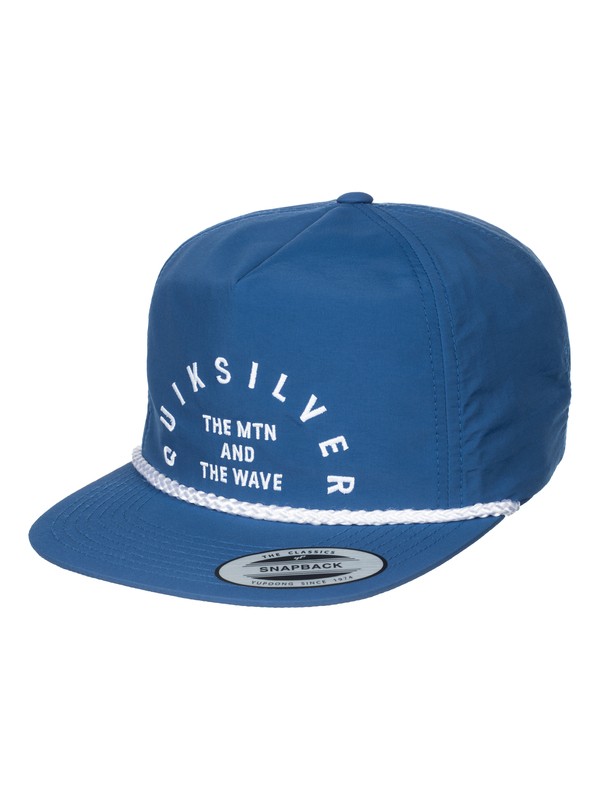 quiksilver, Blister Snapback Hat, FEDERAL BLUE (bnc0) 0 Blister Snapback Hat AQYHA03301 Quiksilver