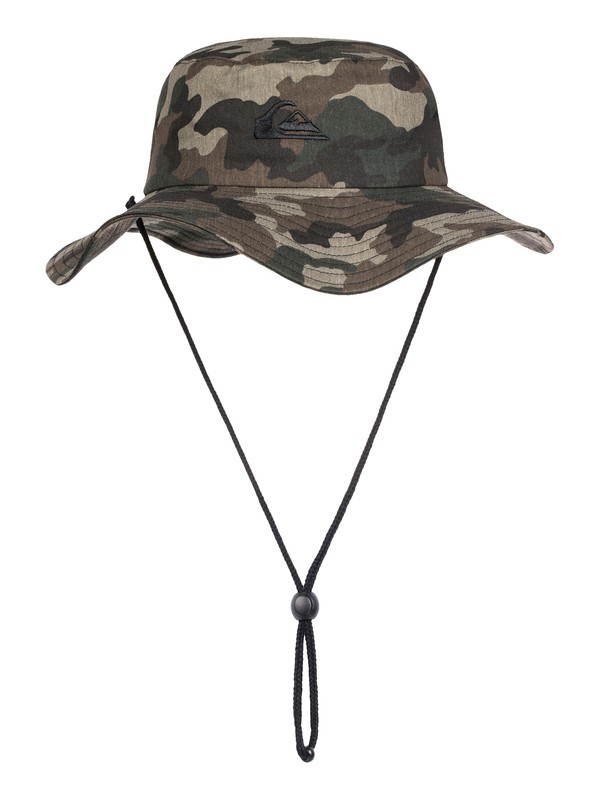 quiksilver, Bushmaster Bucket Hat, CAMO (gra0) 0 Bushmaster Bucket Hat Green AQYHA03314 Quiksilver