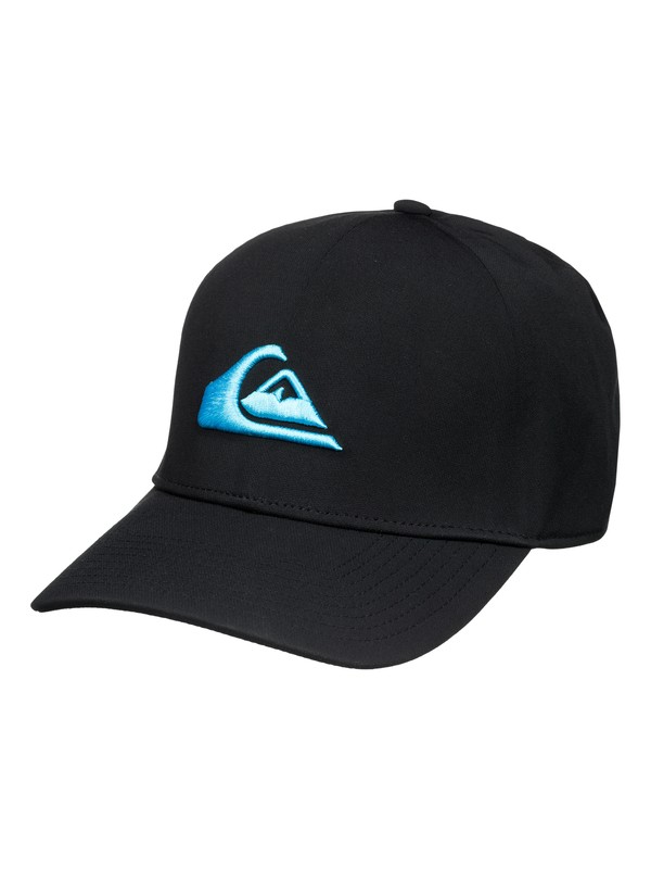 quiksilver, Mountain & Wave Black New Era Hat, HAWAIIAN OCEAN (bmj0) 0 Mountain & Wave Black New Era Hat AQYHA03315 Quiksilver