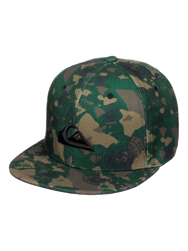 quiksilver, Union Snapback Hat, CAMO (gra0) 0 Union Snapback Hat AQYHA03332 Quiksilver