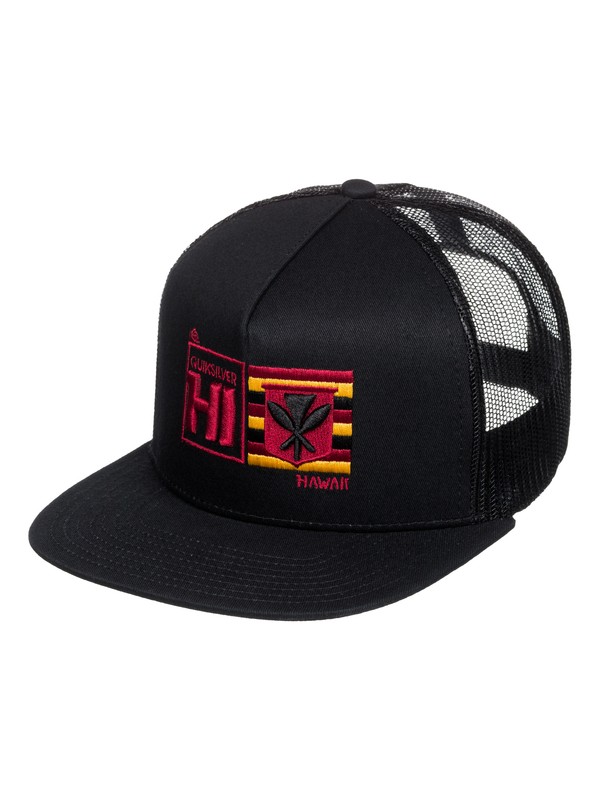 quiksilver, Island Pride Trucker 5-Panel Trucker Hat, BLACK (kvj0) 0 Island Pride Trucker 5-Panel Trucker Hat AQYHA03335 Quiksilver