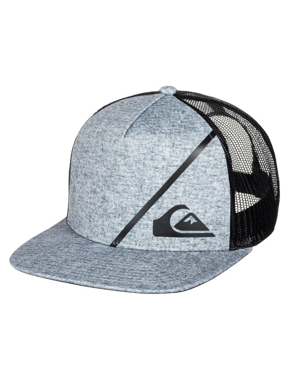 quiksilver, New Wave Comp Trucker Hat, STEEPLE GRAY (smc0) 0 New Wave Comp Trucker Hat AQYHA03336 Quiksilver