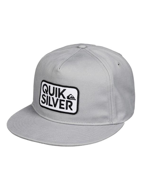 quiksilver, Barstay Snapback Hat, HIGHRISE (sgr0) 0 Barstay Snapback Hat Grey AQYHA03386 Quiksilver