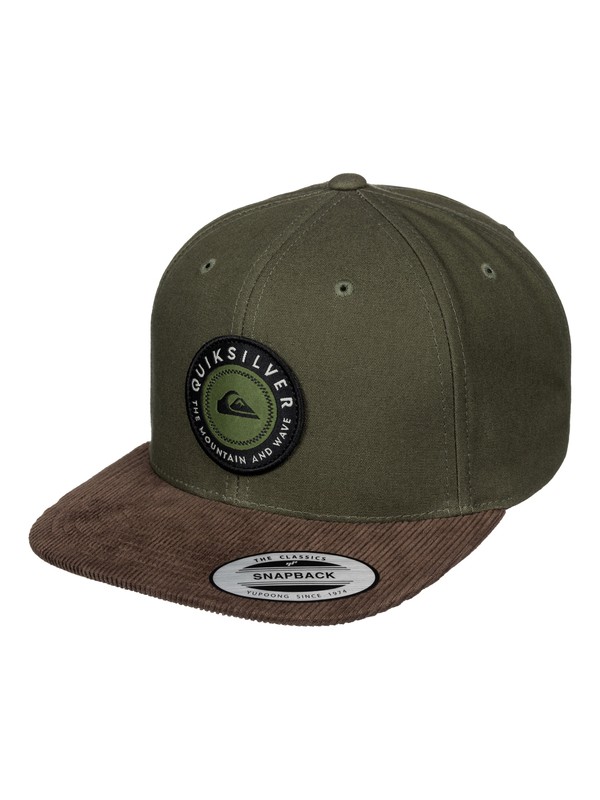 quiksilver, Roasted - Casquette snapback, FOREST NIGHT (csn0) 0 Roasted - Casquette snapback AQYHA03391 Quiksilver