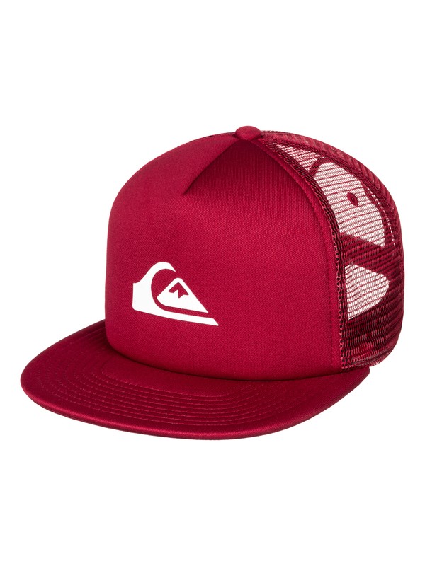 quiksilver, Snap Addict - Cappellino Trucker, POMEGRANATE (rzg0) 0 Snap Addict - Cappellino Trucker Red AQYHA03528 Quiksilver