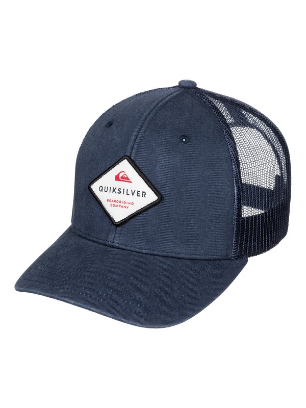 quiksilver, Lasting Trucker Hat, NAVY BLAZER (byj0) 0 Lasting Trucker Hat AQYHA03531 Quiksilver