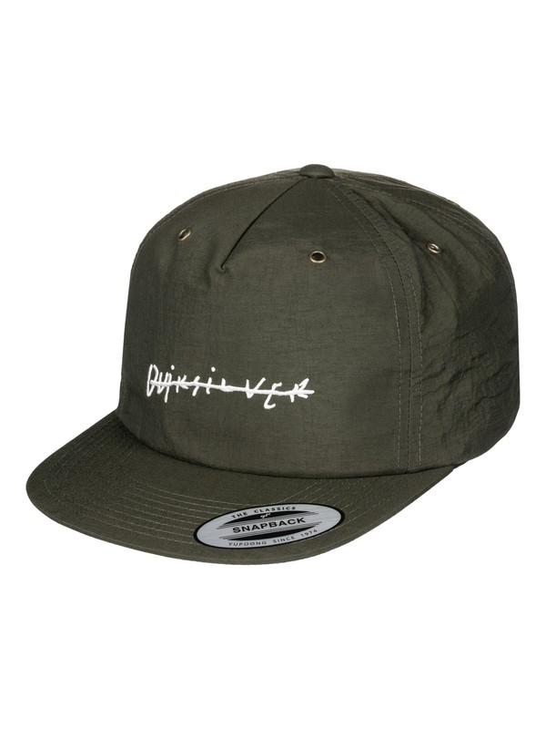 quiksilver, Barstool - Snapback Cap, DUSTY OLIVE (gpb0) 0 Barstool - Snapback Cap AQYHA03549 Quiksilver