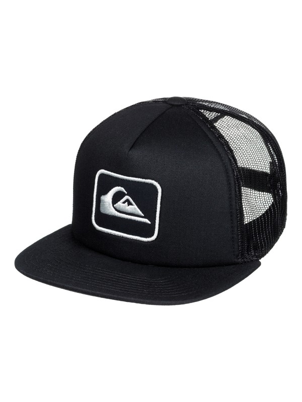 quiksilver, Roper Trucker Hat, BLACK (kvj0) 0 Roper Trucker Hat AQYHA03608 Quiksilver