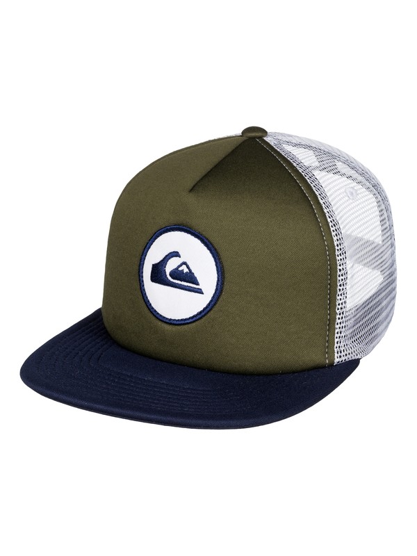 quiksilver, Snapstearn - Trucker Cap, FOUR LEAF CLOVER (gph0) 0 Snapstearn - Trucker Cap AQYHA03623 Quiksilver