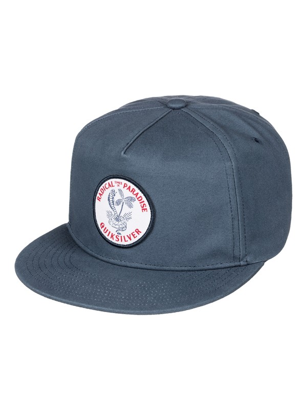 quiksilver, The Times Snapback Hat, INDIAN TEAL (bqk0) 0 The Times Snapback Hat AQYHA03677 Quiksilver