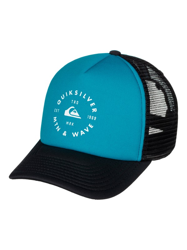 quiksilver, Foamblast Trucker Hat, BLUE DANUBE (bms0) 0 Foamblast Trucker Hat AQYHA03717 Quiksilver