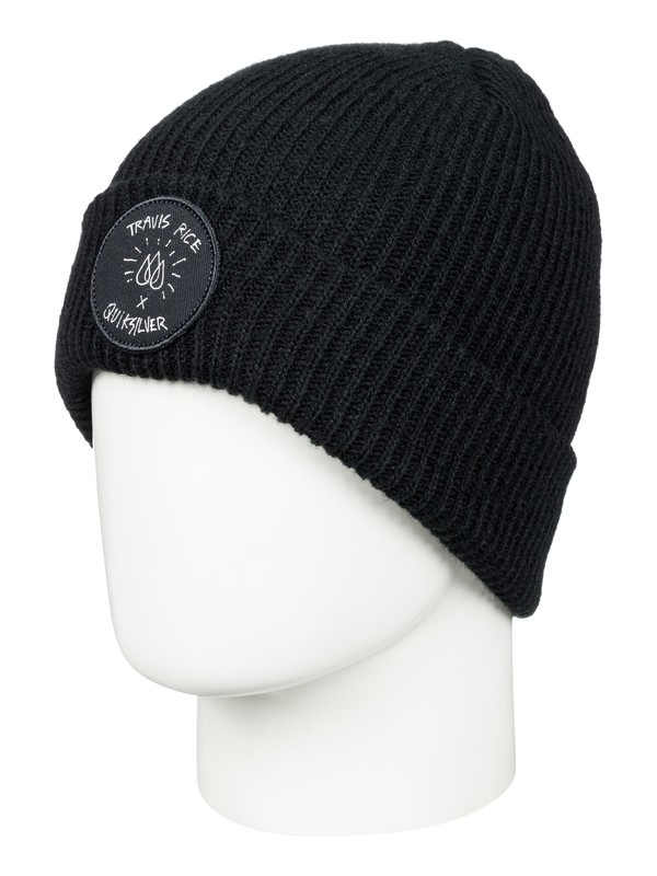 quiksilver, Travis Rice - Beanie, BLACK (kvj0) 0 Travis Rice - Beanie AQYHA03739 Quiksilver