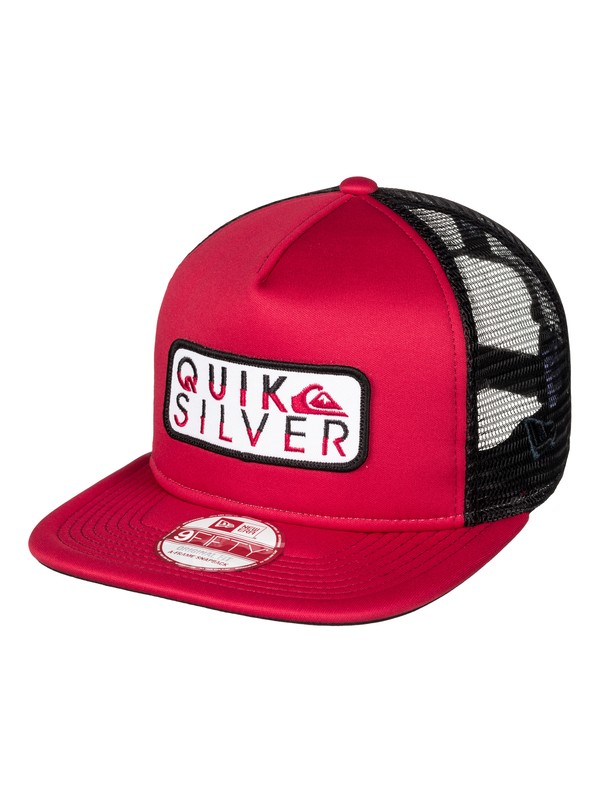 quiksilver, Slide Rider Trucker Hat, CARDINAL (rpe0) 0 Slide Rider Trucker Hat AQYHA03773 Quiksilver