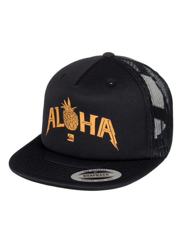 quiksilver, Piner Trucker Hat, BLACK (kvj0) 0 Piner Trucker Hat AQYHA03816 Quiksilver