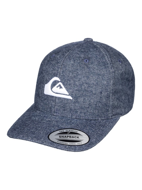 quiksilver, Decades Plus - Snapback Cap for Men, NAVY BLAZER (byj0) 0 Decades Plus - Snapback Cap for Men AQYHA03838 Quiksilver