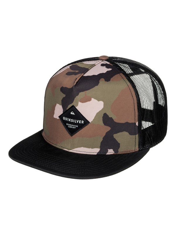 quiksilver, Brillings Trucker Hat, CAMO (gra0) 0 Brillings Trucker Hat AQYHA03852 Quiksilver