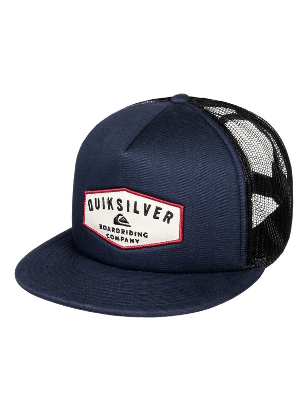 quiksilver, Jetty Grind Trucker Hat, NAVY BLAZER (byj0) 0 Jetty Grind Trucker Hat Blue AQYHA03856 Quiksilver