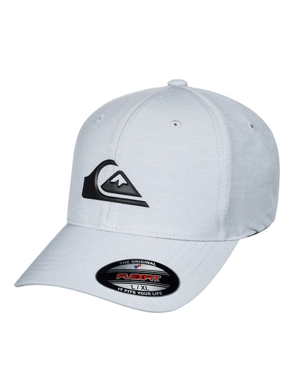 quiksilver, Men's Transit Stretch Flexfit Hat, SLEET (szp0) 0 Men's Transit Stretch Flexfit Hat AQYHA03925 Quiksilver