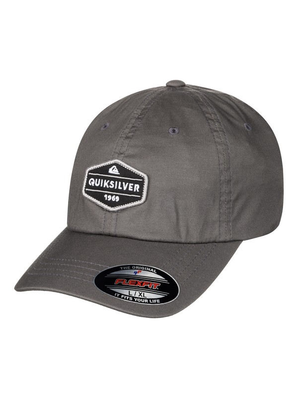 quiksilver, Men's El Stretch Flexfit Hat, IRON GATE (kzm0) 0 Men's El Stretch Flexfit Hat AQYHA03928 Quiksilver