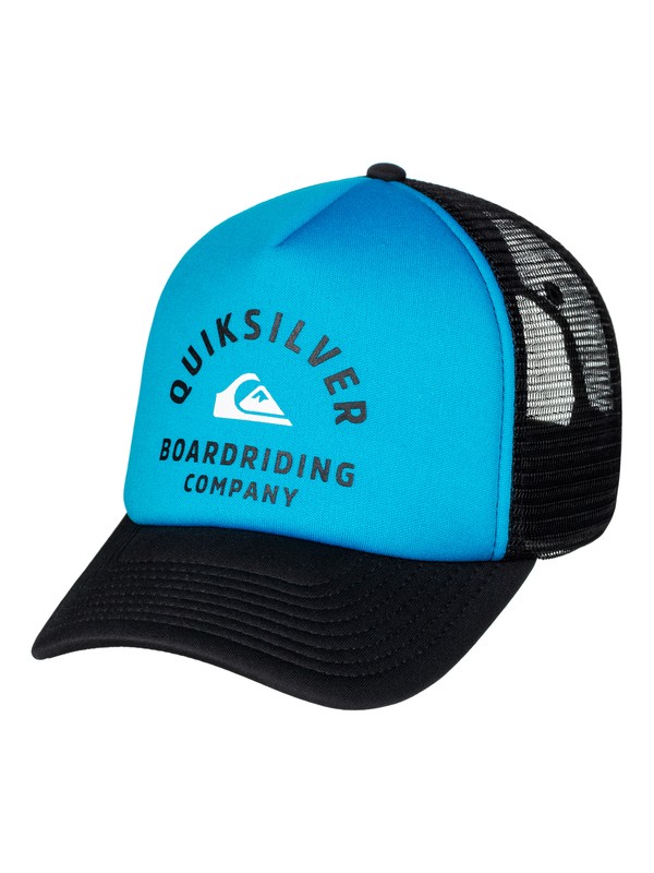 quiksilver, Men's Breath Taker Trucker Hat, ATOMIC BLUE (bmm0) 0 Men's Breath Taker Trucker Hat AQYHA03936 Quiksilver