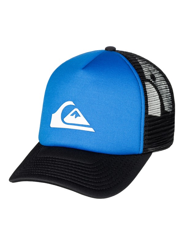 quiksilver, Men's Snaption Trucker Hat, ELECTRIC BLUE (bpb0) 0 Men's Snaption Trucker Hat AQYHA03937 Quiksilver