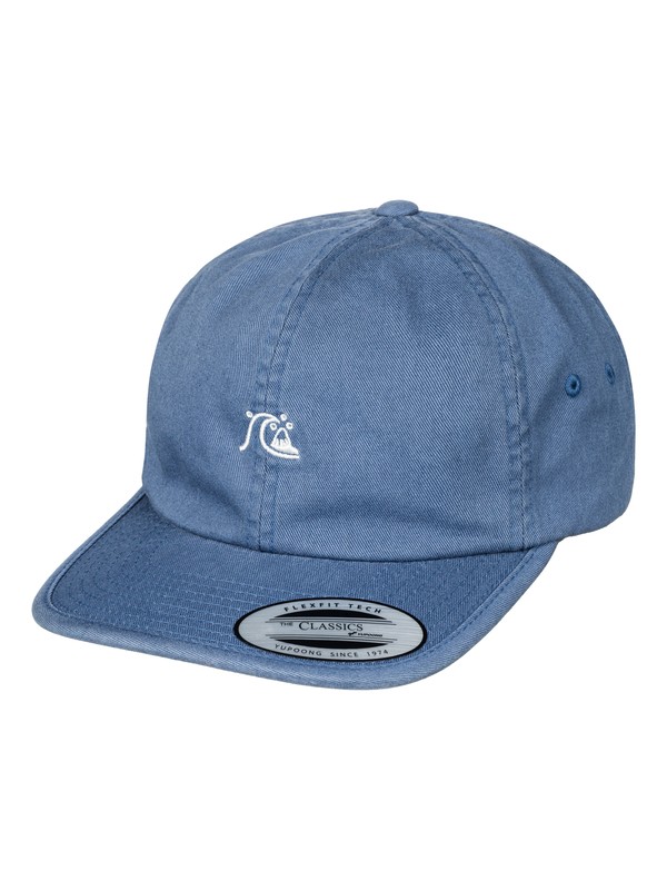 quiksilver, Men's Minimalize Dad Hat, MOONLIGHT BLUE (bmp0) 0 Men's Minimalize Dad Hat Blue AQYHA03941 Quiksilver