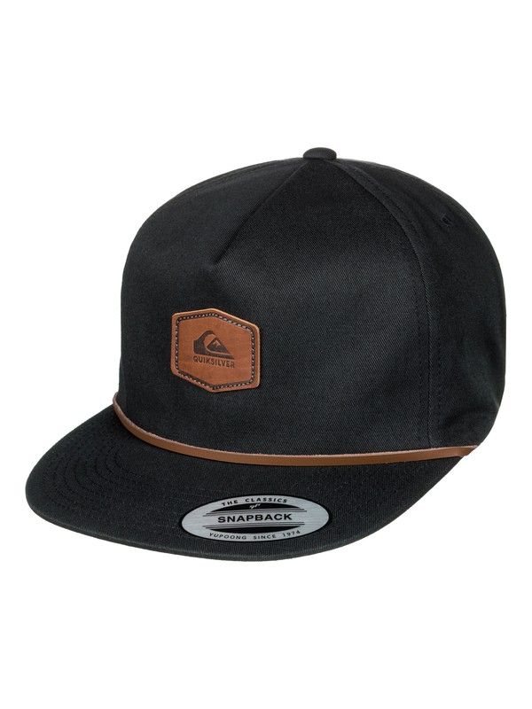 quiksilver, Men's First Mate Snapback Hat, BLACK (kvj0) 0 Men's First Mate Snapback Hat AQYHA03944 Quiksilver