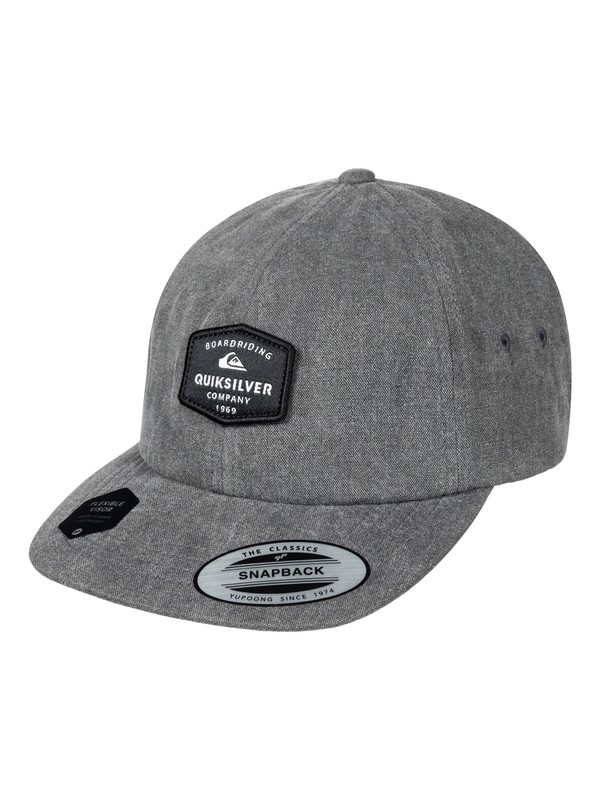 quiksilver, Men's Solobrite Snapback Hat, BLACK (kvj0) 0 Men's Solobrite Snapback Hat AQYHA03949 Quiksilver