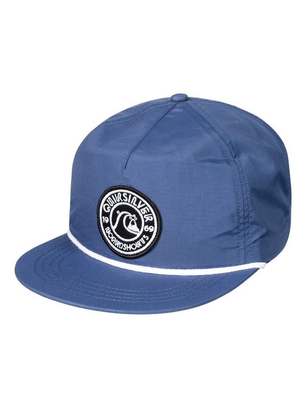 quiksilver, Shelf Runner Snapback Hat, MOONLIGHT BLUE (bmp0) 0 Shelf Runner Snapback Hat AQYHA03963 Quiksilver