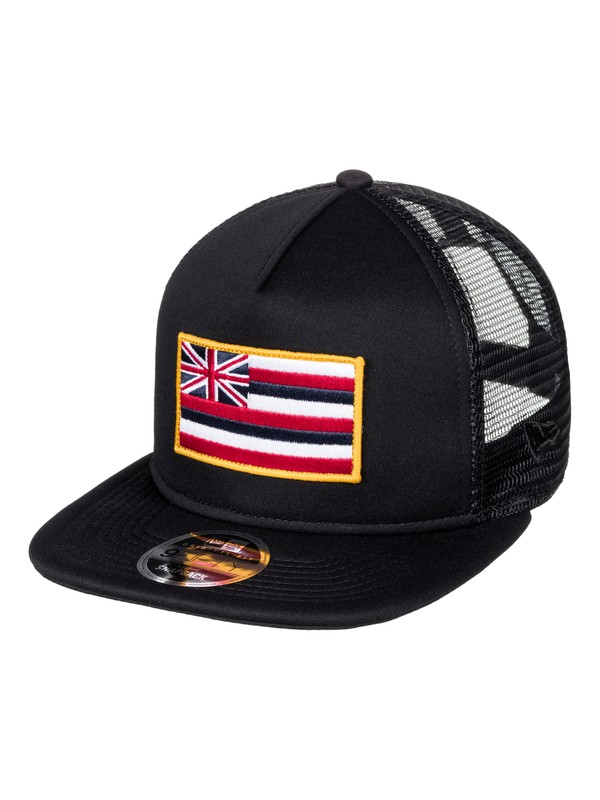 quiksilver, Men's Flagsteed Trucker Hat, BLACK (kvj0) 0 Men's Flagsteed Trucker Hat AQYHA03970 Quiksilver