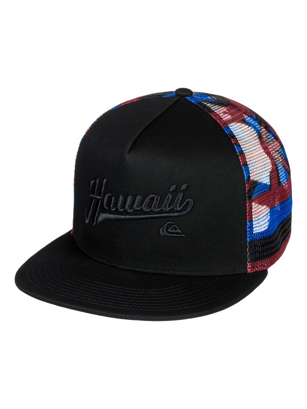 quiksilver, Swellgren Trucker Hat, BLACK (kvj0) 0 Swellgren Trucker Hat AQYHA03975 Quiksilver