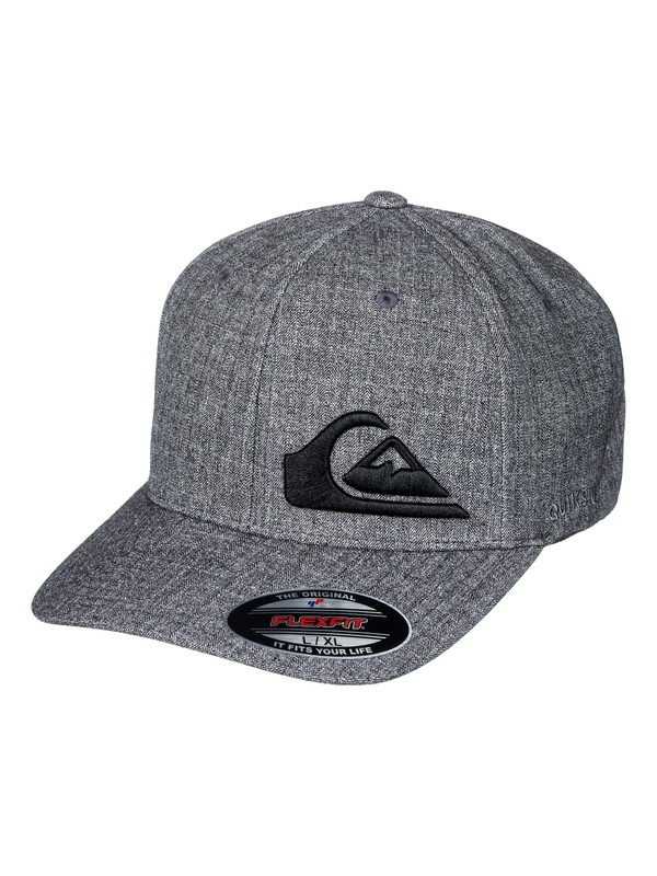 quiksilver, Final - Gorra Flexfit, DARK CHARCOAL HEATHER (kyfh) 0 Final - Gorra Flexfit Negro AQYHA03982 Quiksilver