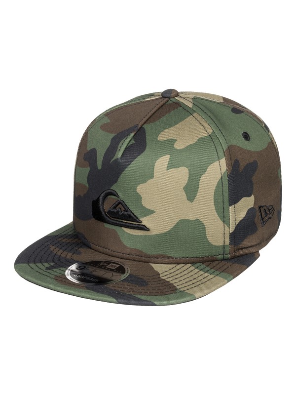 quiksilver, Stuckles Snap Snapback Hat, CAMO (gra0) 0 Stuckles Snap Snapback Hat Green AQYHA03989 Quiksilver
