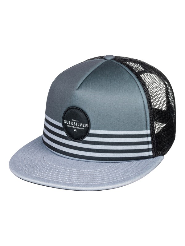 quiksilver, Vixten Trucker Hat, IRON GATE (kzm0) 0 Vixten Trucker Hat AQYHA03992 Quiksilver