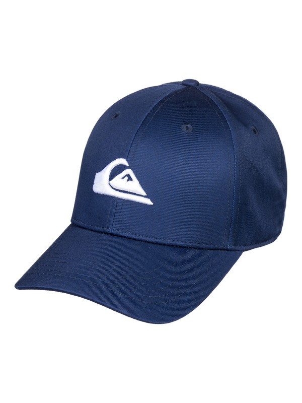 quiksilver, Decades - Snapback Cap for Men, NAVY BLAZER (byj0) 0 Decades - Snapback Cap for Men Blue AQYHA04002 Quiksilver