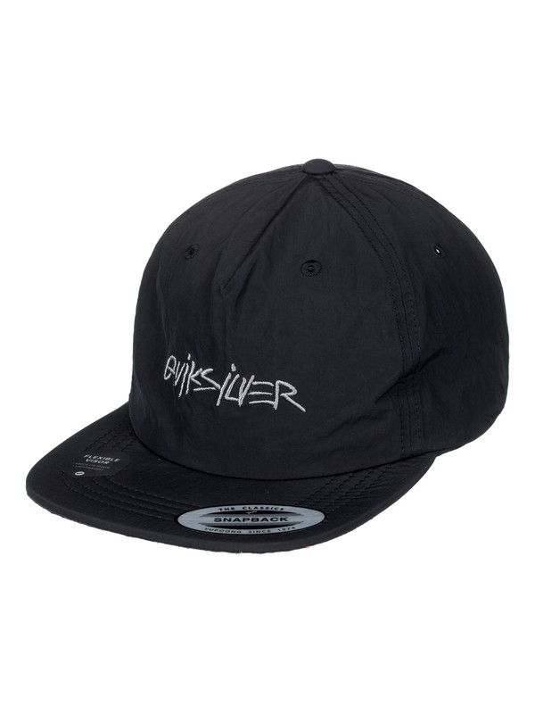 quiksilver, Peaceful Script Snapback Hat, BLACK (kvj0) 0 Peaceful Script Snapback Hat AQYHA04030 Quiksilver