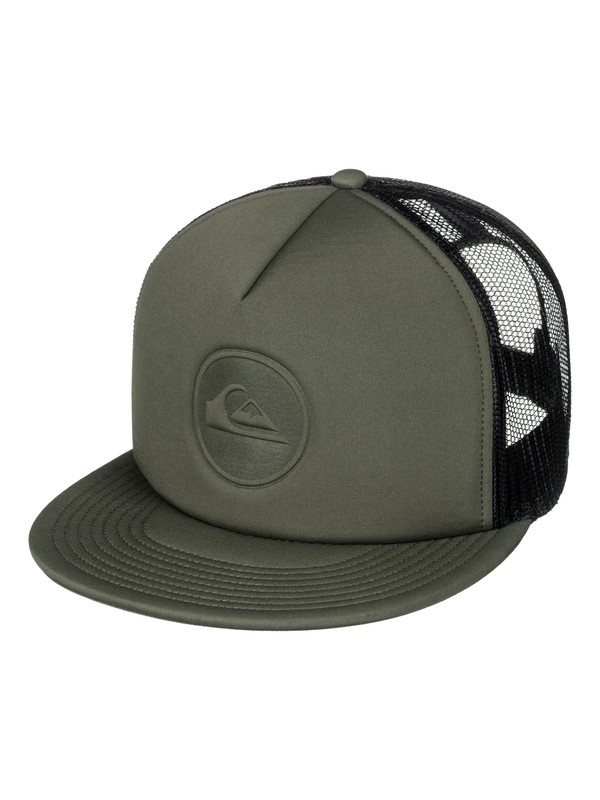 quiksilver, Pressure Snap - Trucker Cap for Men, FATIGUE (cre0) 0 Pressure Snap - Trucker Cap for Men AQYHA04034 Quiksilver