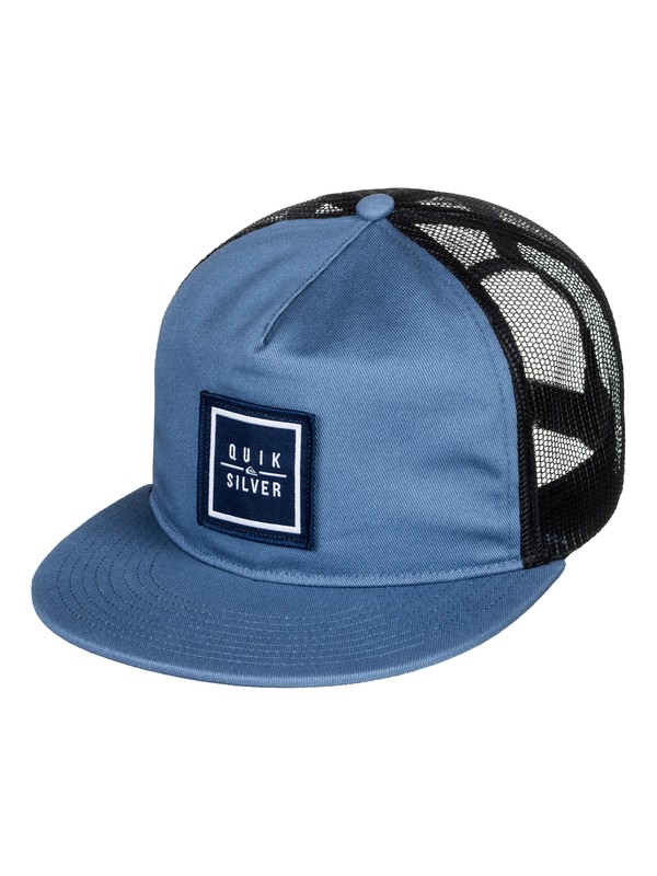 quiksilver, Gorra Trucker Clip Charger, VINTAGE INDIGO (byl0) 0 Gorra Trucker Clip Charger Azul AQYHA04090 Quiksilver