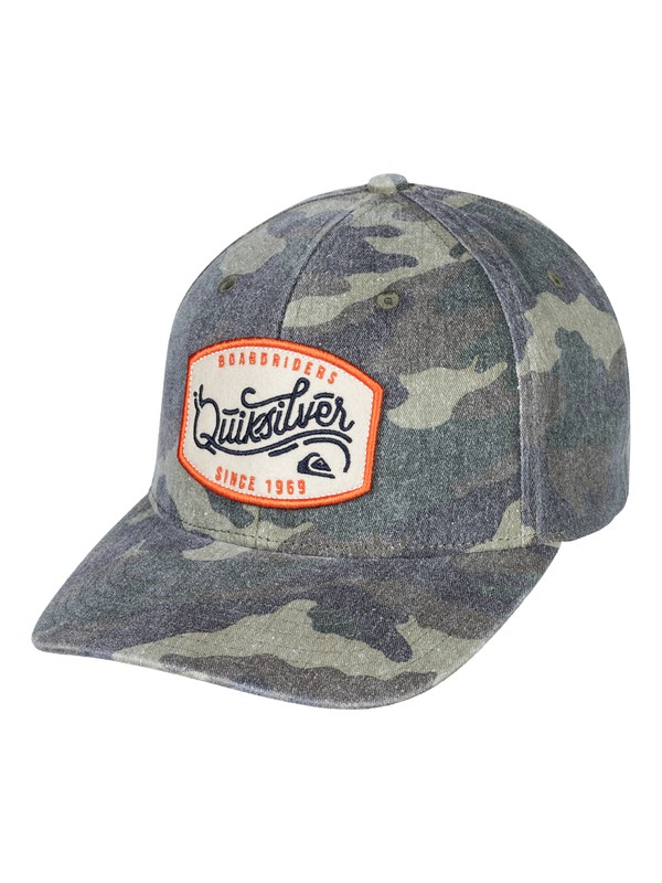 quiksilver, Bull Hickey Snapback Hat, CAMO (gra0) 0 Bull Hickey Snapback Hat Green AQYHA04098 Quiksilver
