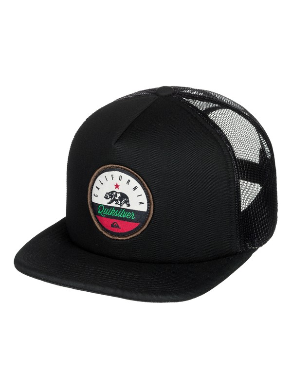 quiksilver, Cali Bear - Trucker Hat, BLACK (kvj0) 0 Cali Bear - Trucker Hat AQYHA04102 Quiksilver