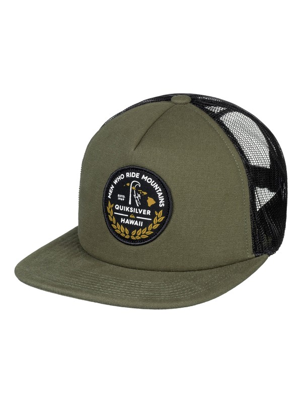 quiksilver, MWRM - Trucker Cap - Gorra Tipo Trucker para Hombre, FOREST NIGHT (csn0) 0 MWRM - Trucker Cap - Gorra Tipo Trucker para Hombre AQYHA04116 Quiksilver