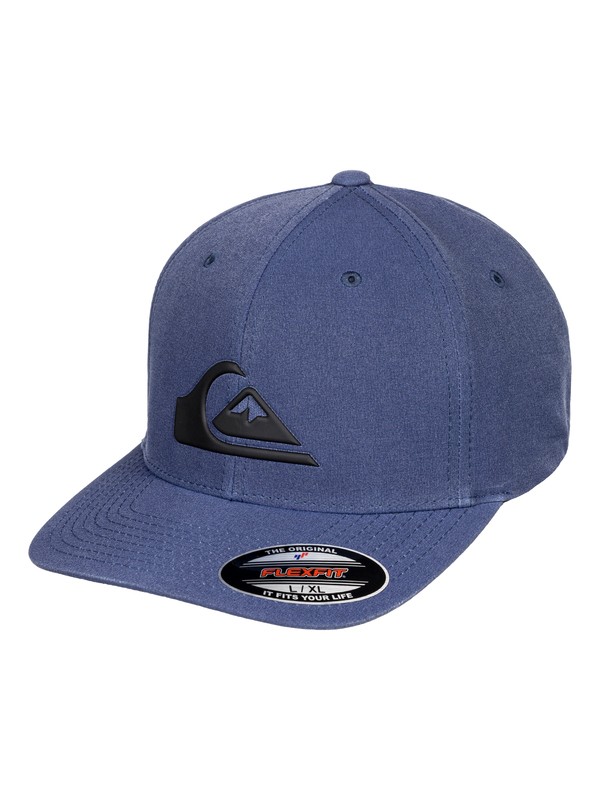 quiksilver, Amphibiano Amphibian Flexfit Hat, DARK DENIM HEATHER (brqh) 0 Amphibiano Amphibian Flexfit Hat Blue AQYHA04125 Quiksilver