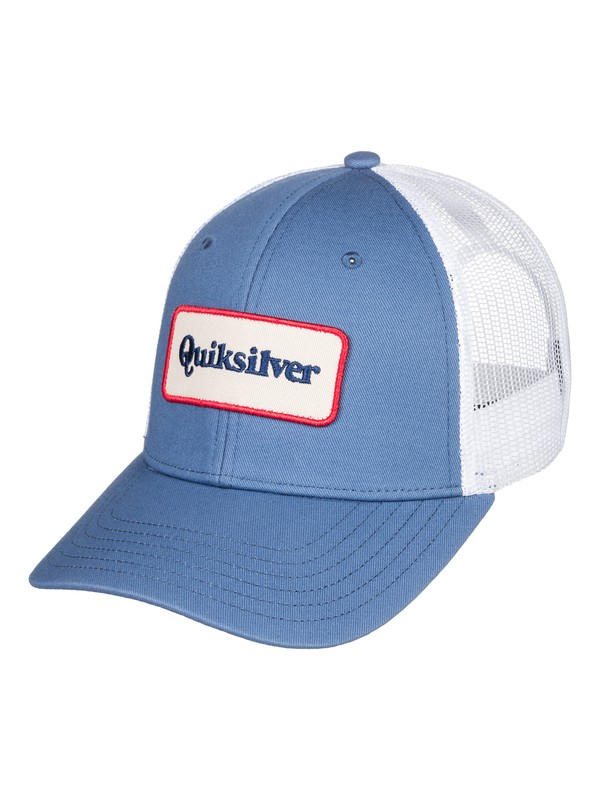 quiksilver, Totally Socked trucker Hat, MEDIEVAL BLUE (bte0) 0 Totally Socked trucker Hat Blue AQYHA04132 Quiksilver