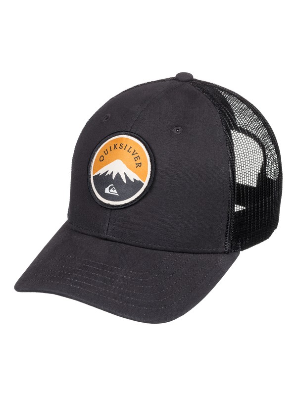 quiksilver, Men's Formulation Trucker Hat, BLACK (kvj0) 0 Men's Formulation Trucker Hat Black AQYHA04133 Quiksilver